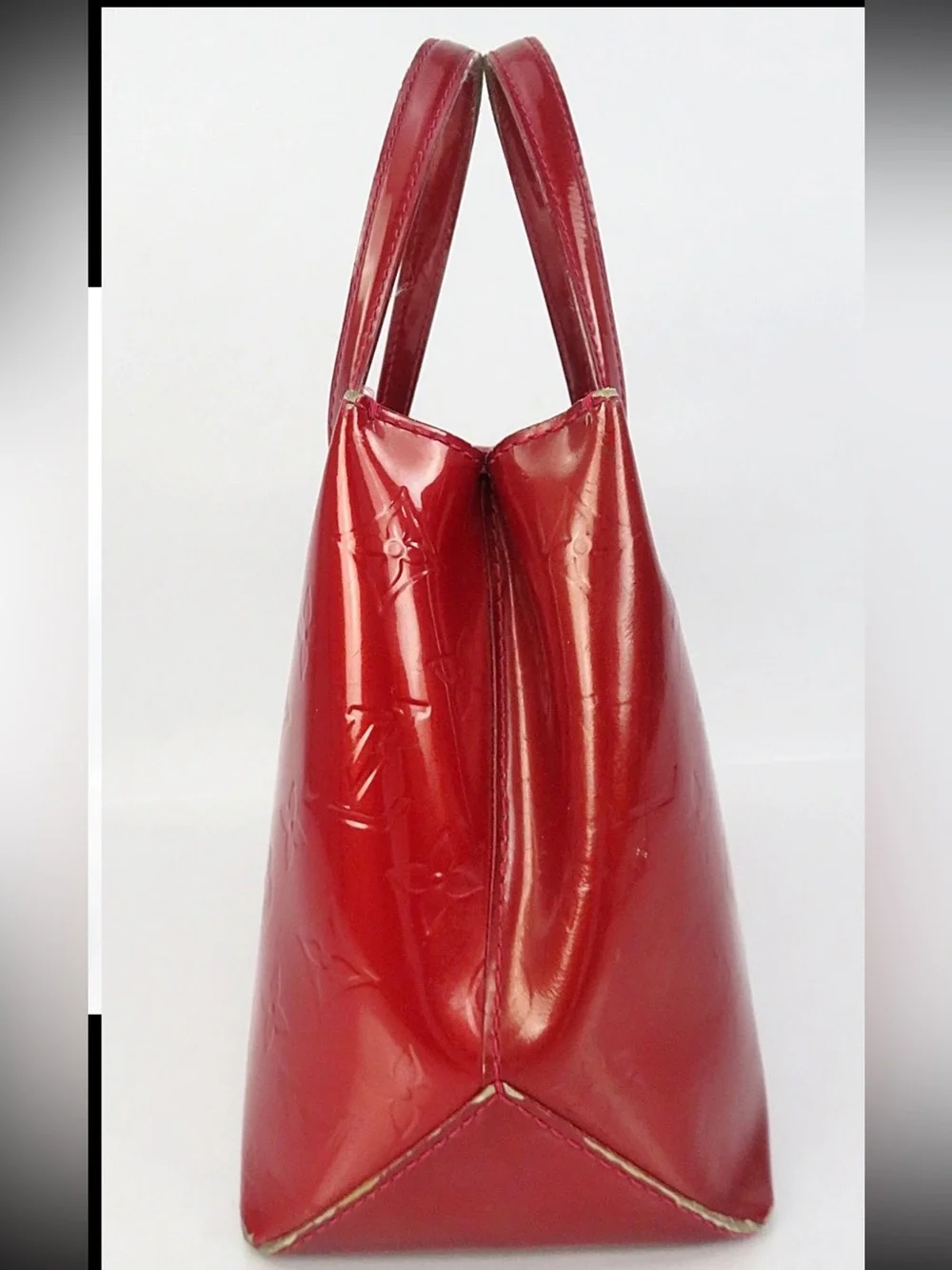 Louis Vuitton shiny red